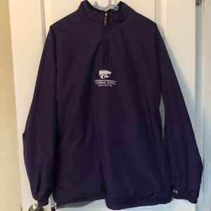 Reversible 1/4-zip K-State pullover jacket